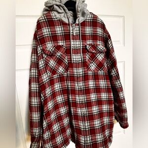 Puritan Red and Gray Plaid Jacket